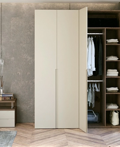 Шкаф 2 дверный, фасады в эмали LE210.60-4