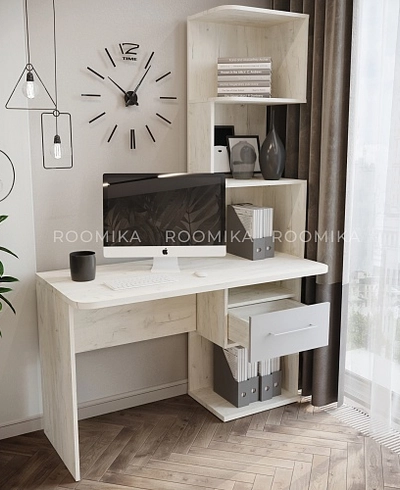 Рабочий стол со встроенным стеллажом HOF420