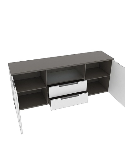 Тумба напольная с подсветкой, фасады в эмали LE504