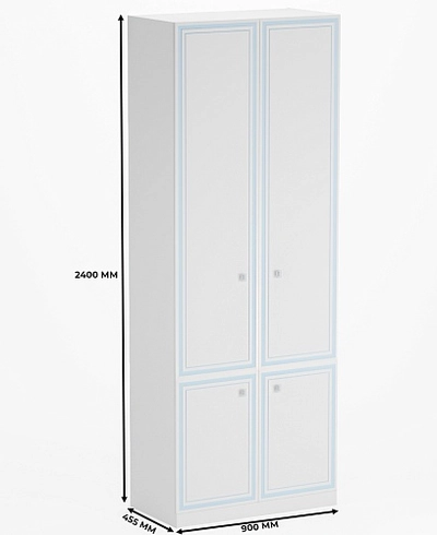 Шкаф двухдверный с перемычкой А210.44-4Р
