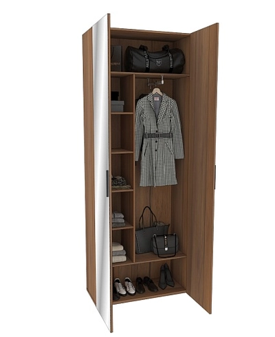 Шкаф двустворчатый с зеркалом L210.40-4Z