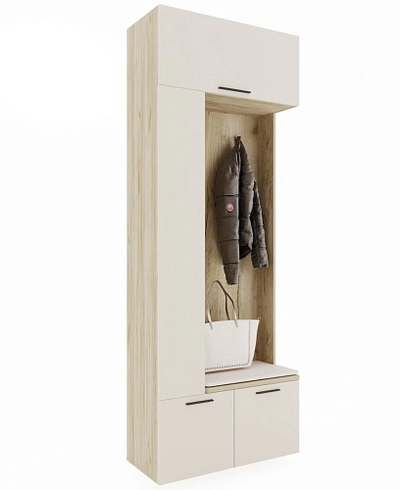 Секция с вешалкой и полками L409 L/R