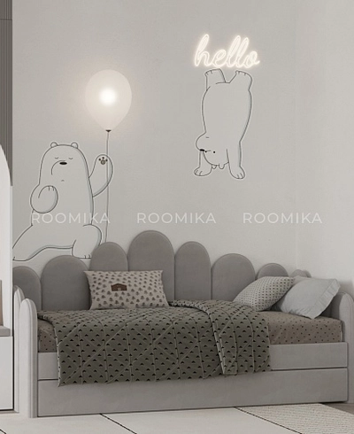 Лацио детская фрезерованные фасады в эмали 91