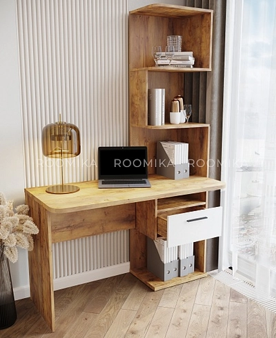 Рабочий стол со встроенным стеллажом HOF420