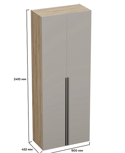 Шкаф двустворчатый L210.44-1