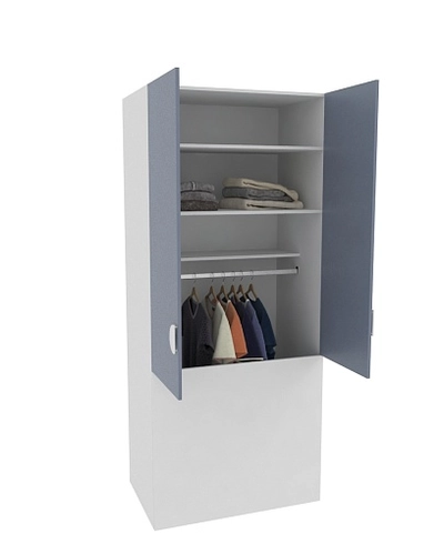 Шкаф двухдверный с фальш стенкой LG212