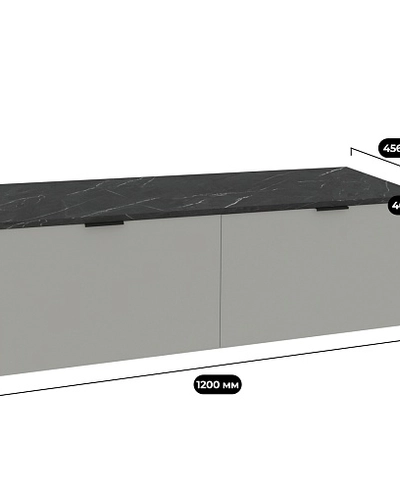 Тумба напольная, 2 ящика R502