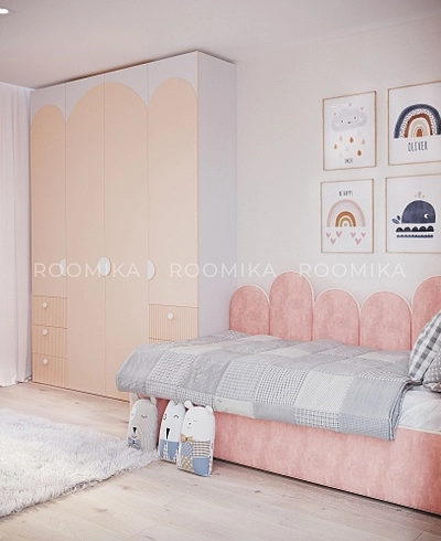 Лацио детская фасады в эмали с фрезеровкой 22