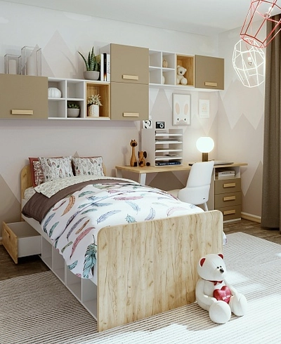 Кровать односпальная E901, 90x190