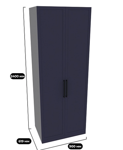 Шкаф двухдверный А210.60-4