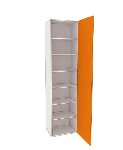 Шкаф однодверный с полками L244.44