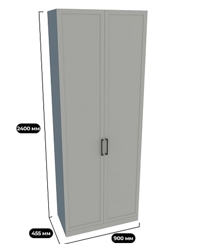 Шкаф двухдверный А210.44-1