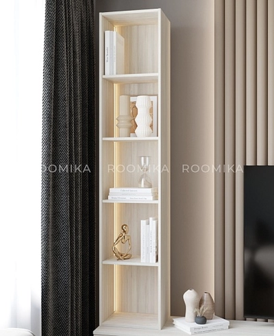 Стеллаж R315 на тумбу R506, R524 с подсветкой