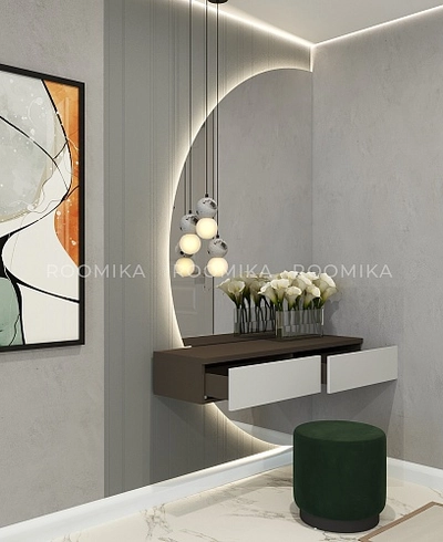 Зеркало с подвесным столиком Лацио 17