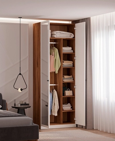 Шкаф двухдверный с зеркалом А210.44-4Z