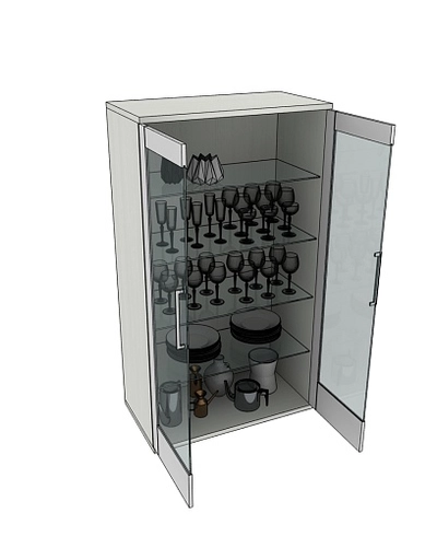 Шкаф напольный CG-201