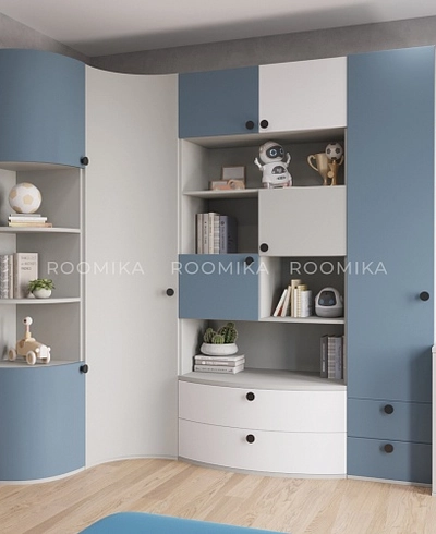 Шкаф книжный с ящиками P217