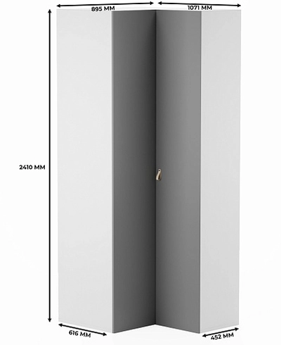 Шкаф угловой L207 L/R