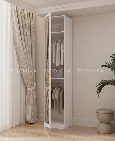 Шкаф однодверный для одежды с зеркалом A221.44-1Z