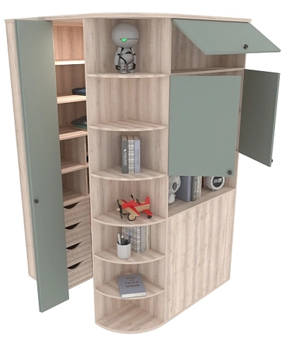 Шкаф — гардеробная P205 L/R