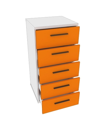 Высокий комод 5 ящиков L705