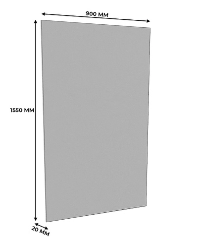 Панель зеркало L167