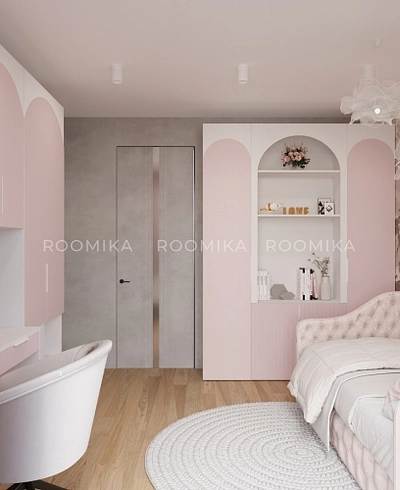 Лацио детская фрезерованные фасады в эмали 77