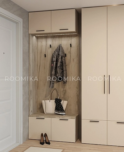 Ниша с крючками с подсветкой L420 L/R