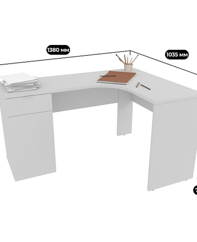 Стол угловой разносторонний L714 L/R