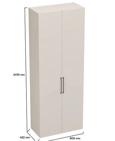 Шкаф двустворчатый L210.44-1