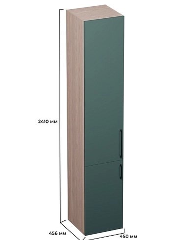 Шкаф с двумя глухими дверями R222