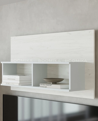 Полка навесная с задней панелью R128.2