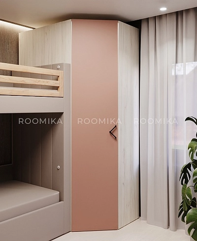 Шкаф угловой с подсветкой LG209.44 L/R