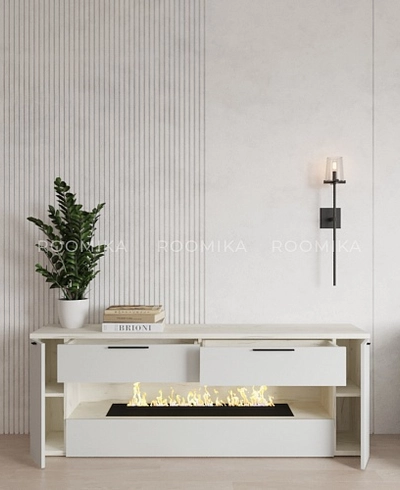 Тумба ТВ напольная с электрокамином L551.350