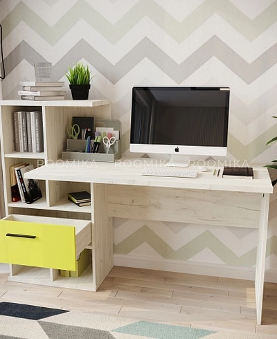 Рабочий стол со встроенным стеллажом HOF421