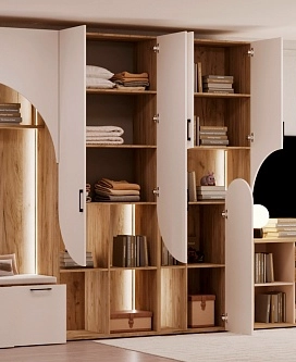 Стеллаж для книг с подсветкой LG253.44 L/R