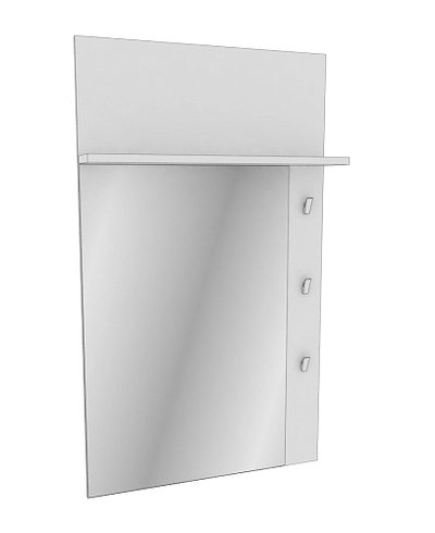 Панель зеркало с полкой и крючками L190 L/R