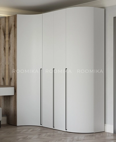 Шкаф завершающий, фрезерованные фасады F233.60 L/R