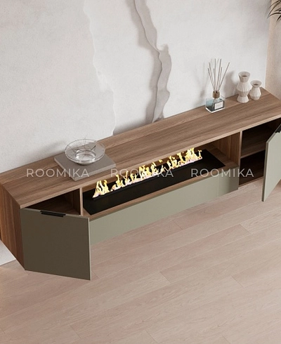 Тумба ТВ напольная с электрокамином LG549.351