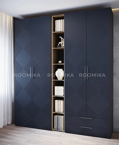 Шкафная группа для спальни Лацио фасады в эмали 27