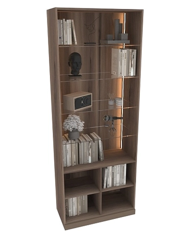 Шкаф книжный со стеклом А214S