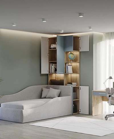 Шкаф с нишей с подсветкой LG212.3-90