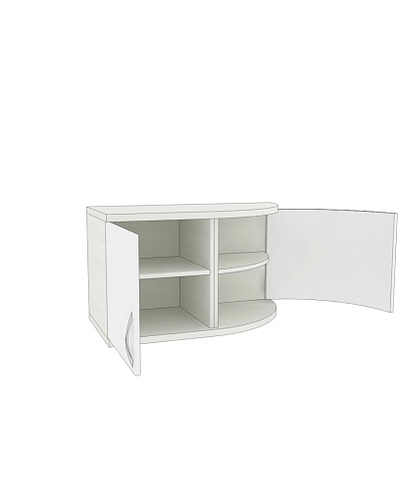 Антресоль радиусная узкая P462.1 L/R