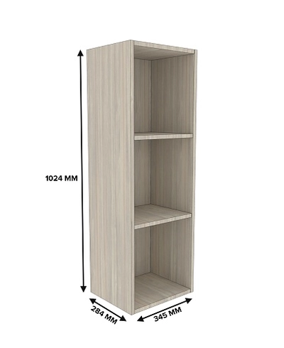 Полка навесная вертикальная L338.300