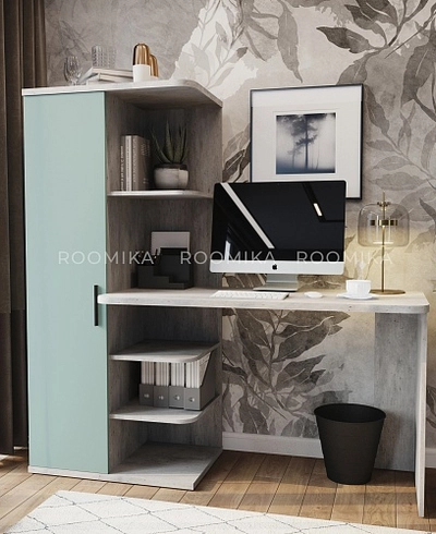 Рабочий стол со встроенным стеллажом HOF423