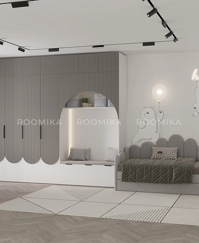 Лацио детская фрезерованные фасады в эмали 91