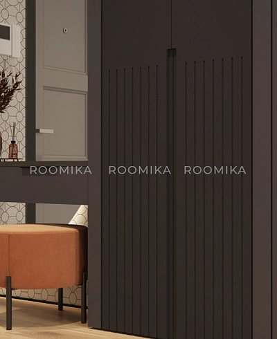 Лацио прихожая фрезерованные фасады в эмали 17