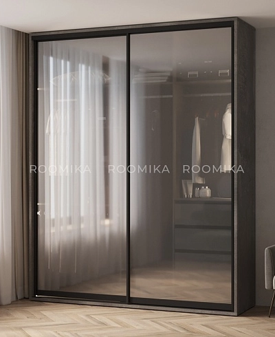 Шкаф-купе ХG216.60-4, профиль INTEGRO, стекло Сатинато белое, с подсветкой