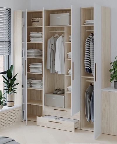 Шкаф 1 дверный узкий L220.60-4