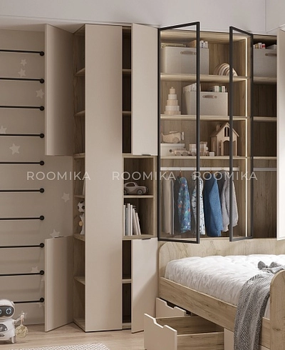 Шкафная группа для детской комнаты Лацио 201